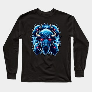 Buffalo Stampede: Charging the Gridiron T-Shirt - Powerhouse Edition Long Sleeve T-Shirt